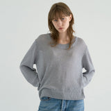 ラウンドリネンニット / ROUND LINEN KNIT