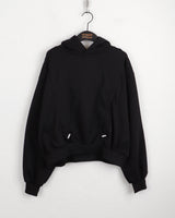 [ブラッシュドライニング] ワットゴーフコアストリングフーデッドTシャツ