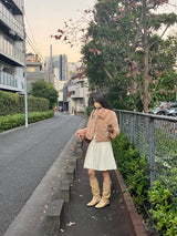 [MADE] Pudding Fur Jacket (Peach Beige)