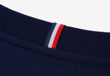 シグネイチャーバックレタリングフレンチショートスリーブTシャツT65/Signature Back Lettering French Short Sleeve T65 Navy