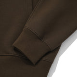 ウィティーバニーブークレワーディングフーディー／WITTY BUNNY BOOKLE WORDING HOODIE [BROWN]