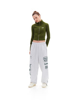 DOODLE SWEAT PANTS (LIGHT GRAY)