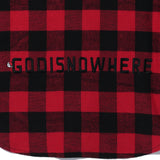 オーバーフィットフランネルシャツ/OVERFIT FLANNEL SHIRTS-RED+BLACK