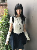 ビンテージツイストパフニットウォーマーセット