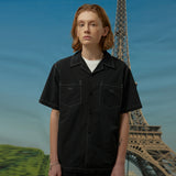 Stitch nylon short sleeve shirts (6549351596150)