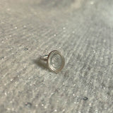 Frost rose earcuff