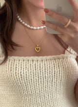 ホワイトパールネックレス / white pearl necklace