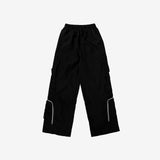 Utto Zipper Cargo Wide Pants