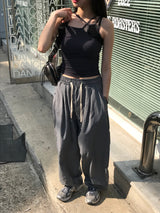 バロンワンタックナイロンパンツ