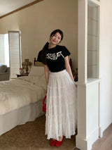 リボンレタリングTシャツ