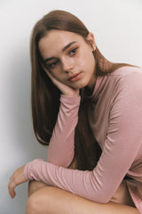 Shirring Top Pink