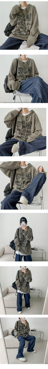 Look the Vintage Knit Hoodie