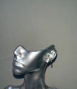 Silver pierced shape ear cuff (set)
