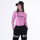へルガールライントップ/0 5 hell girl line top - PINK