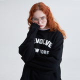 Revolve Applique Sweatshirt Black (6540207620214)