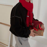 ASCLO ウォームステッチハイネックスウェットシャツ（4colors）