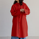 レインコート / unisex rain coat red