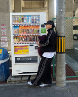 No.0547 3line sweat set ZIP-UP