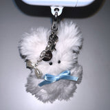 [Handmade] Ballerina ribbon phone keyring