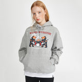 Bear Metal Hoodie [Melange grey] (6610312364150)