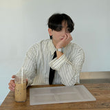 Pleddy Stripe Blouson Shirt (3color)