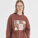 バブルグラフィックスウェットシャツ/Bubble Graphic Sweatshirt _ Brown