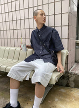 ノンフェードハーフデニムシャツ/No.9580 nonfade denim half NB
