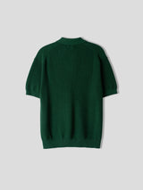 LMNカラーリングハーフジップアップハッチ半袖ニット/LMN Cooling Half Zip-Up Hachi Short-Sleeved Knitwear (9 colors)