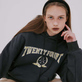 24Tベイツリーロゴフーディー/24T BAY TREE LOGO HOODIE, CHARCOAL