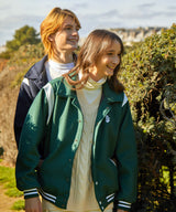 バーシティスタジャン/RCH varsity stadium Jacket green