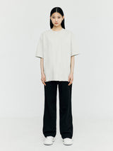 Classic Cotton T-Shirt - Off White (6691835445366)