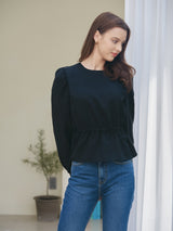 DIANA STRING BLOUSE_4COLOR (6638372192374)