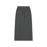 Pigment Heavy Long Skirt [CHARCOAL] (6618877886582)