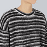 ストライプアンゴラニット / Striped Angora Knit