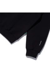 Cherry Bear Half Zipup Crewneck_Black (6684837216374)