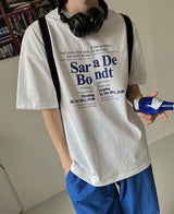 クールエバーリングレタリング半袖 (3 color)