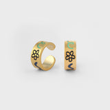 ドゥードゥルイヤーカフ / DOODLE EARCUFF(5mm) SILVER925(18K GOLD PLATED)