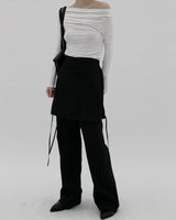 スカートパンツ / black skirt pants