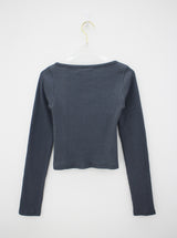 サラーアンボールドTシャツ/Sarah Unbald T-shirt (3color)