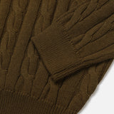 ローワーツイストセミジップアップニットウェア / Lower Twisted Semi-Zip-Up Knitwear (4 colors)