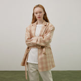 ベルトブレザー / Belted Check BLAZER (4547478257782)