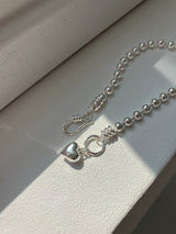 [92.5silver]フックハートブレスレット