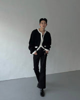 WE With Coloring Zipper Cardigan (2 colors)