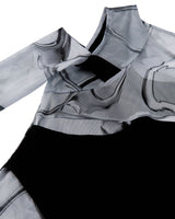 インアウト3Ⅾプリントトップ/In&Out 3D Printed Top _ Black