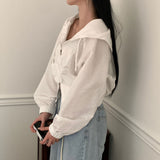 [Bellide made/Seasonal Item] ツーウェイフーデッドクロップドウィンドブレーカー