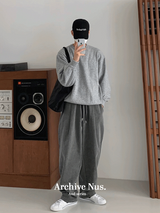 Nus.デーンカシミアグレーニット
