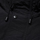 RIPSTOP 2WAY ZIP-UP JACKET [BLACK] (6613803499638)