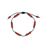 レッドジェムストーンブレスレット/Red gemstone bracelet