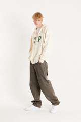 センスロゴフードジップアップ/25P SENSE LOGO HOOD ZIP UP_CREAM