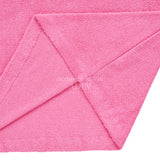A LOGO EMBLEM TERRY COLLAR SHORT SLEEVE T-SHIRT PINK